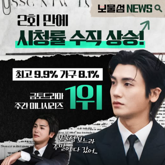 보물섬 2회 여은남 정체 줄거리 염장선 덫 서동주 3회 예고 시청률 OTT 정보