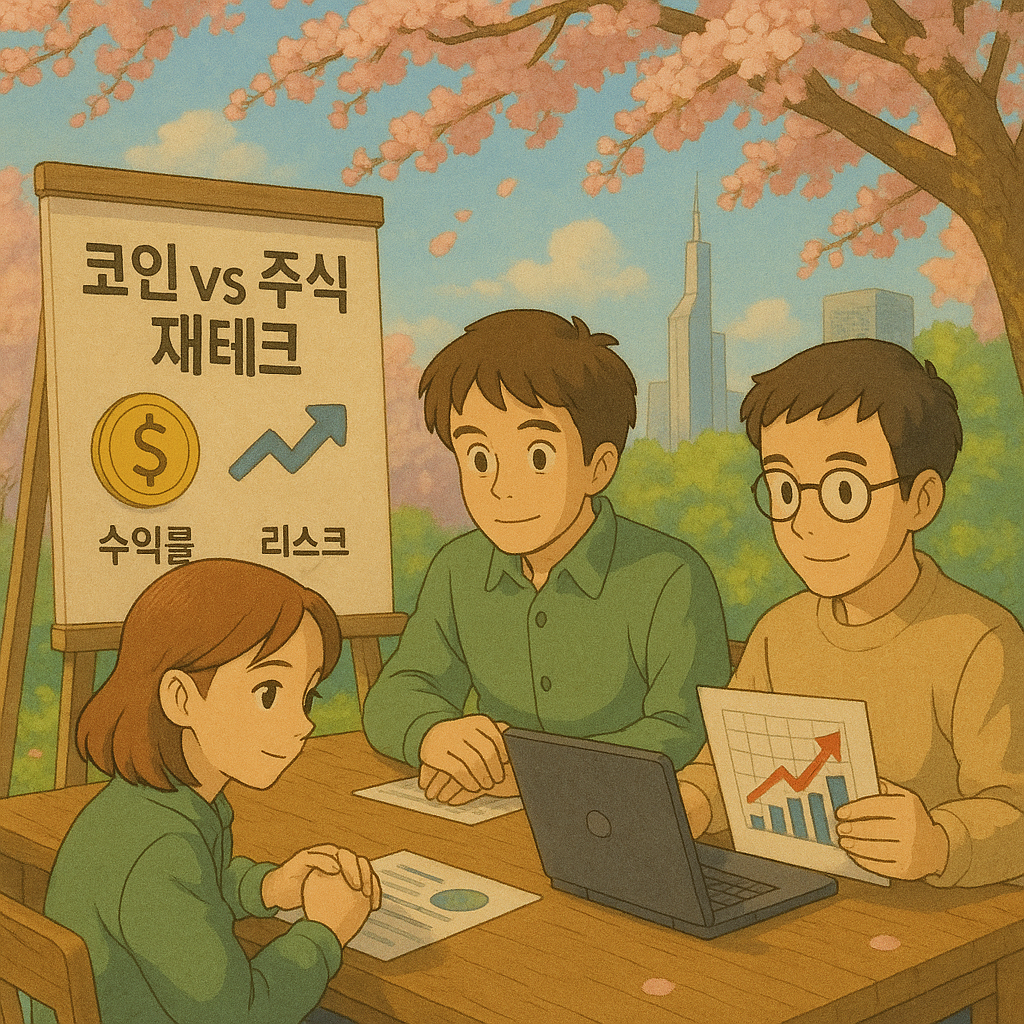 코인 vs 주식 재테크 (2030, 수익률, 리스크) 사진
