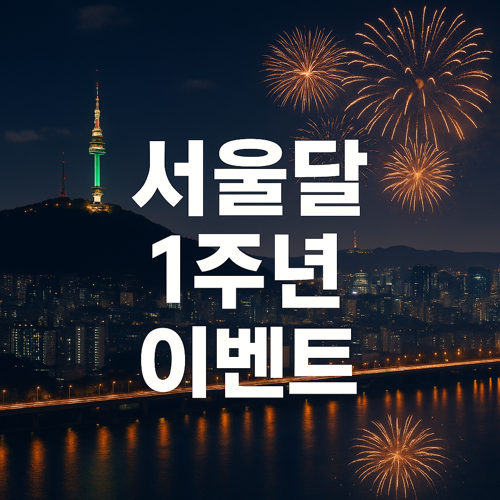 서울달 1주년이벤트