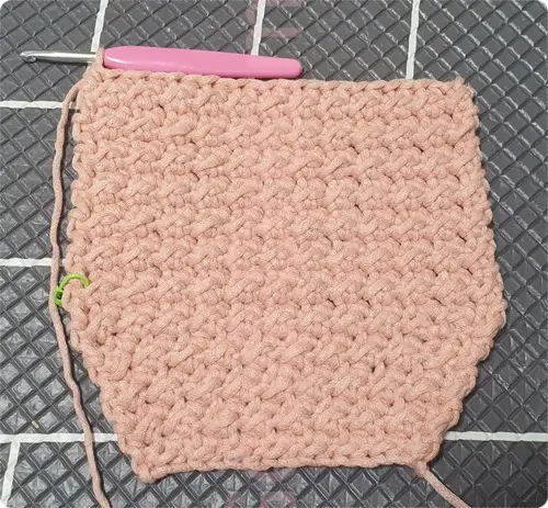 디어크로쉐 DIY 진달래꽃 리본 가방