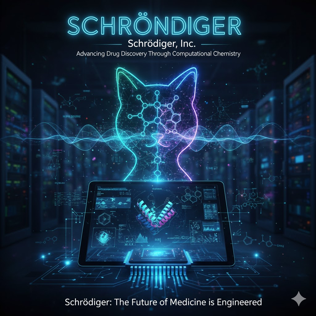 슈뢰딩거를 대표하는 AI 이미지