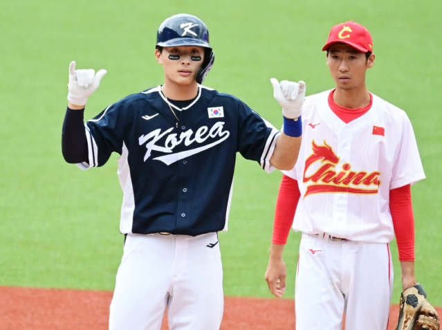 아시안게임 야구 슈퍼라운드 중국전