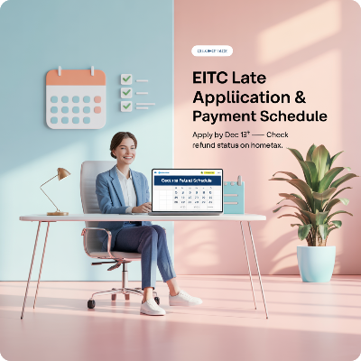 근로장려금 기한후 신청 지급일 이미지