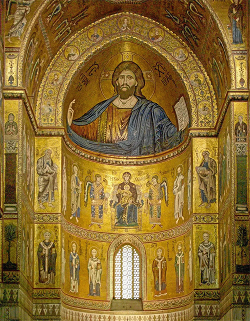 몬테알레 대성당의 비잔틴 모자이크