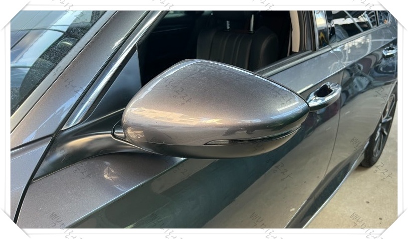 혼다 어코드 사이드미러 속커버 깜박이 수리 완료 후 정면부