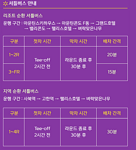 하이원리조트 여자오픈