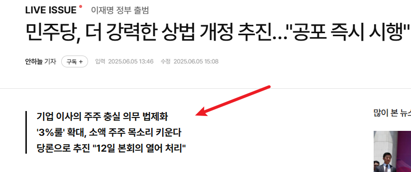 상법개정 수혜주