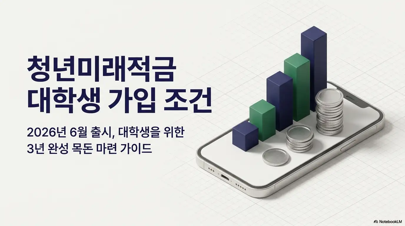 청년미래적금 가입조건 대학생 총정리