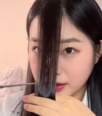 똥손도 금손처럼! 앞머리 자르기 꿀팁 대방출! (feat. 망하지 않고 예쁘게, 셀프 앞머리)