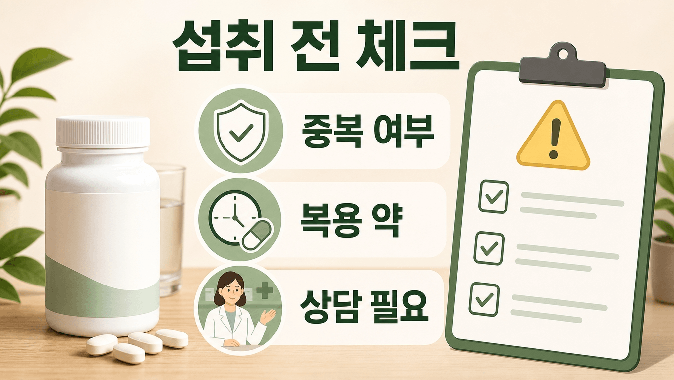 칼슘 마그네슘 섭취 전 주의사항