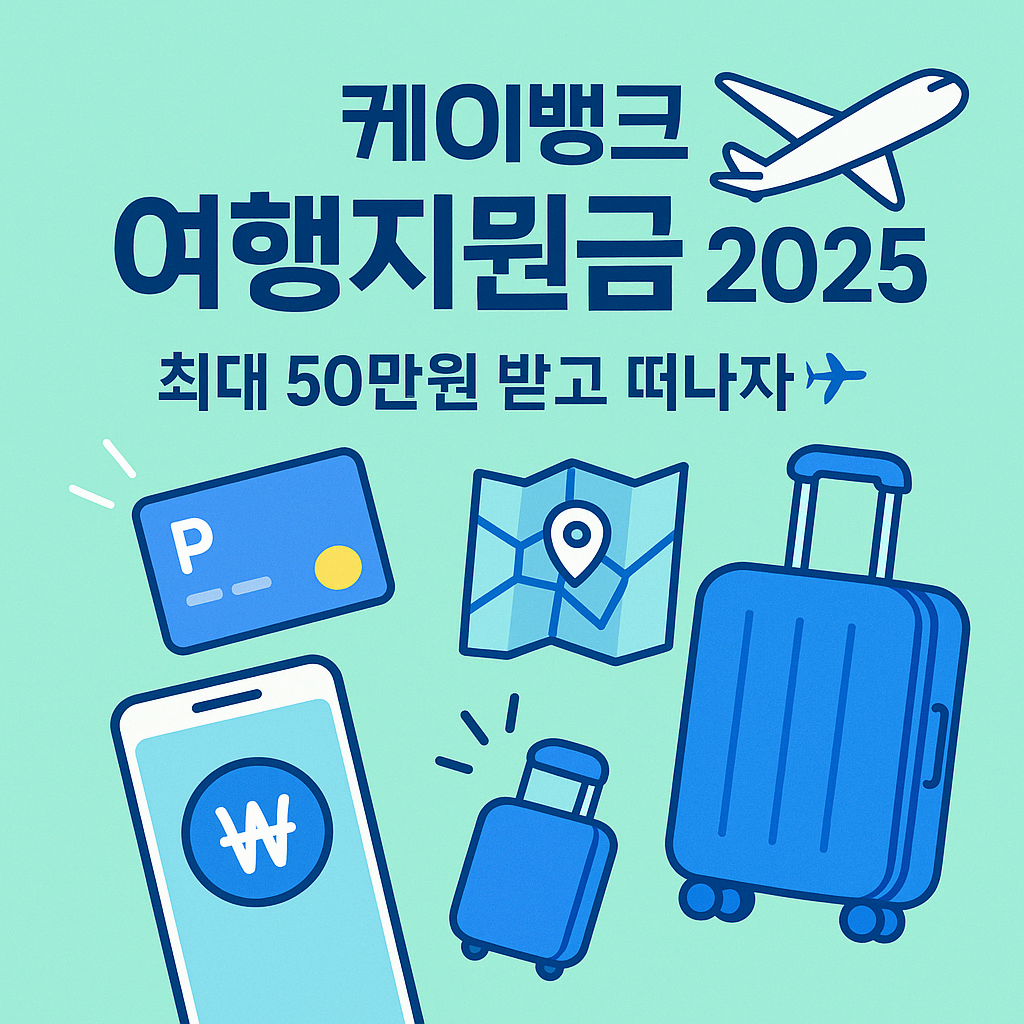 2025 케이뱅크 여행지원금 신청 가이드
