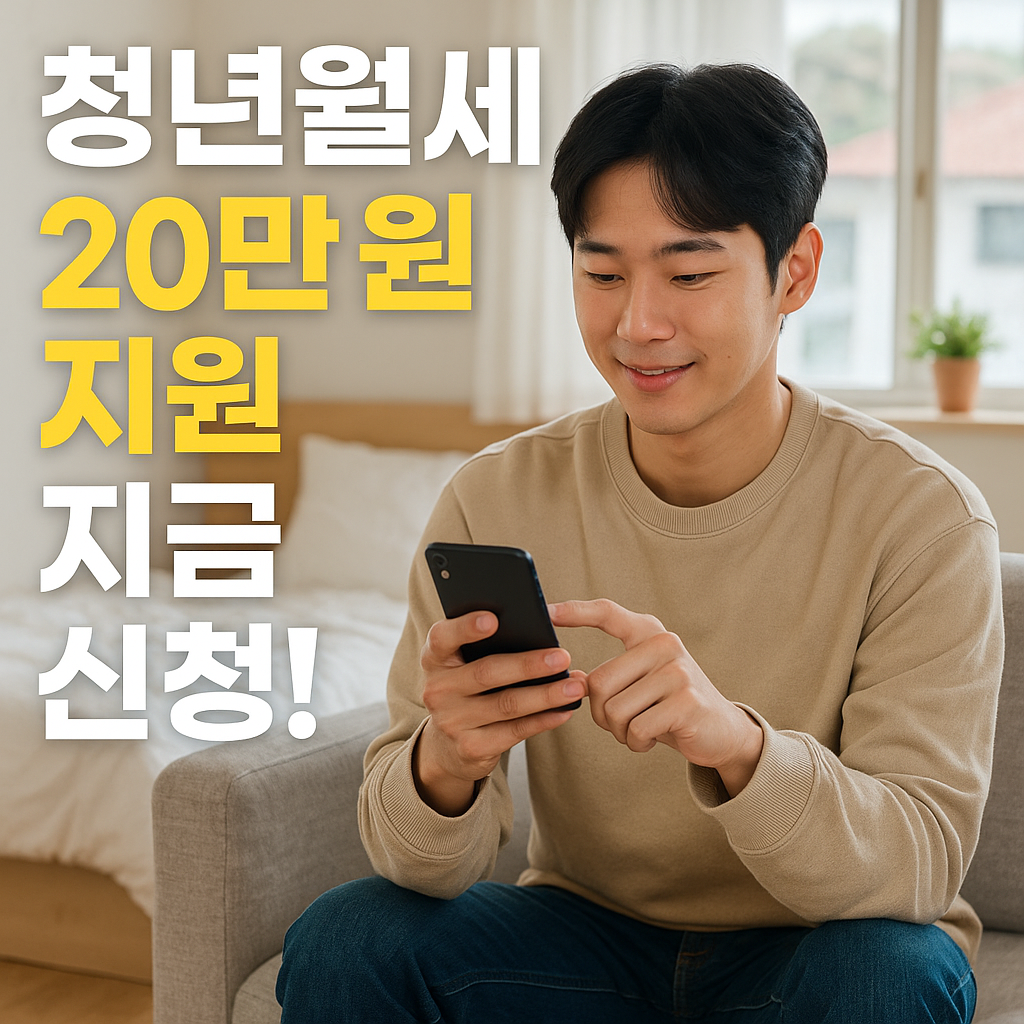 청년월세 20만원 지원 지금 신청