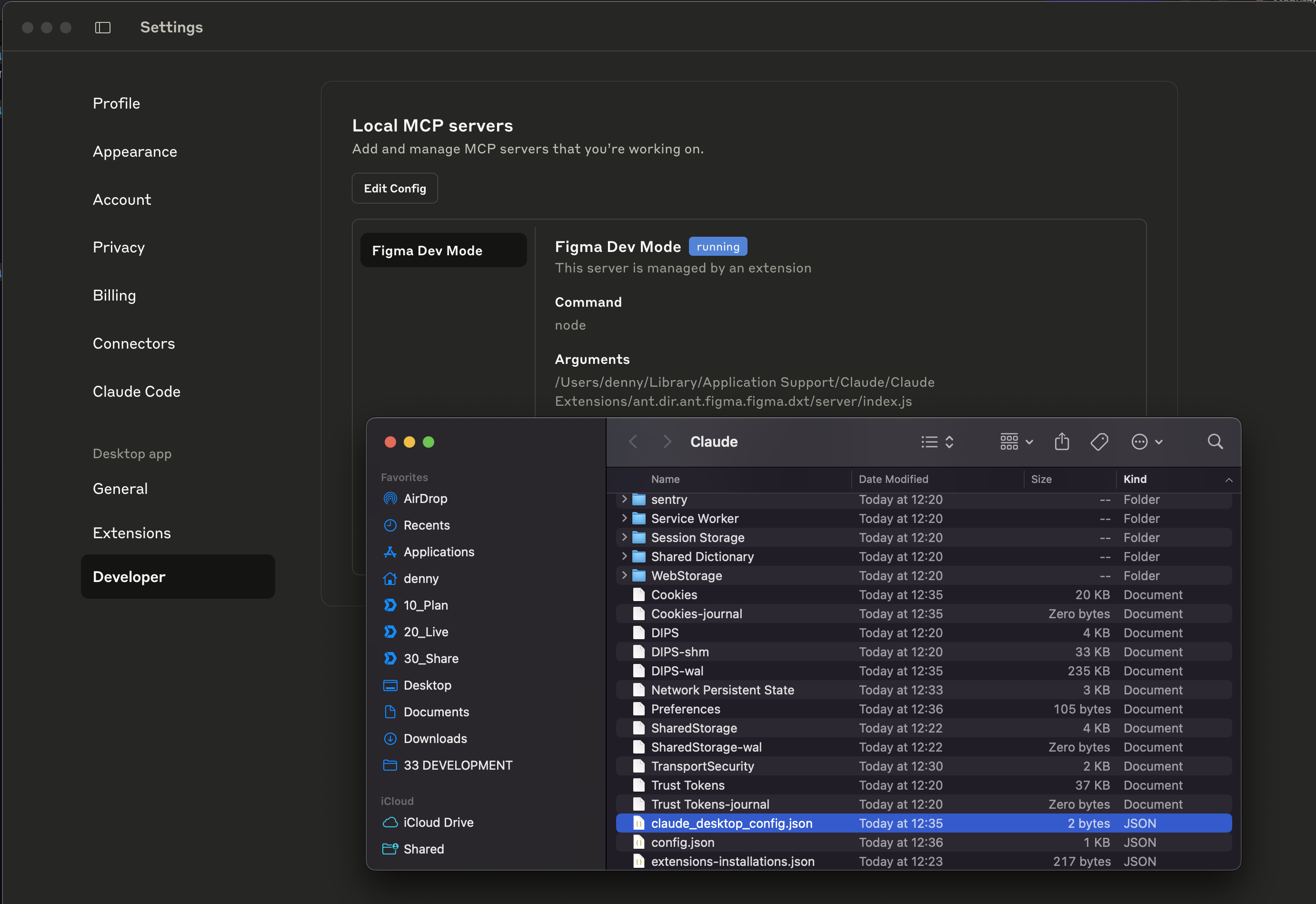 Claude Desktop설치 후 MCP서버 설정 구성하기 : Setting &gt; Developer &gt; Local MCP Servers에서 설정합니다.