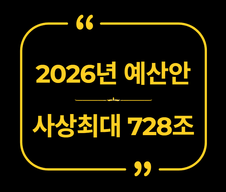 2026년 예산안