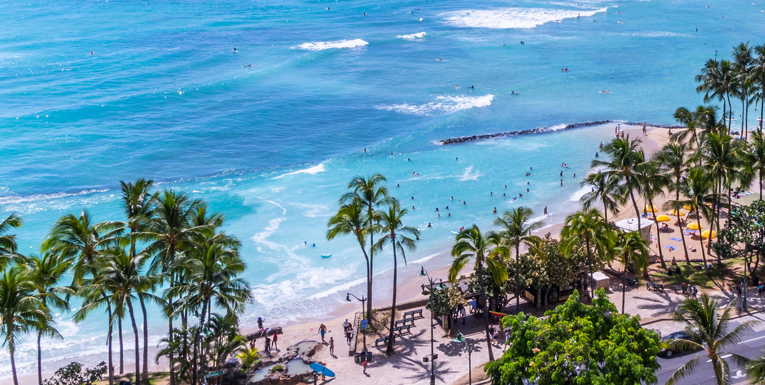 와이키키해변