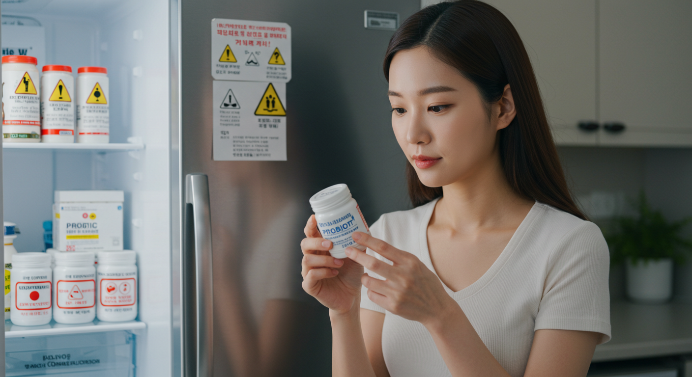 유산균 제품 라벨 확인 및 올바른 보관법 실천
