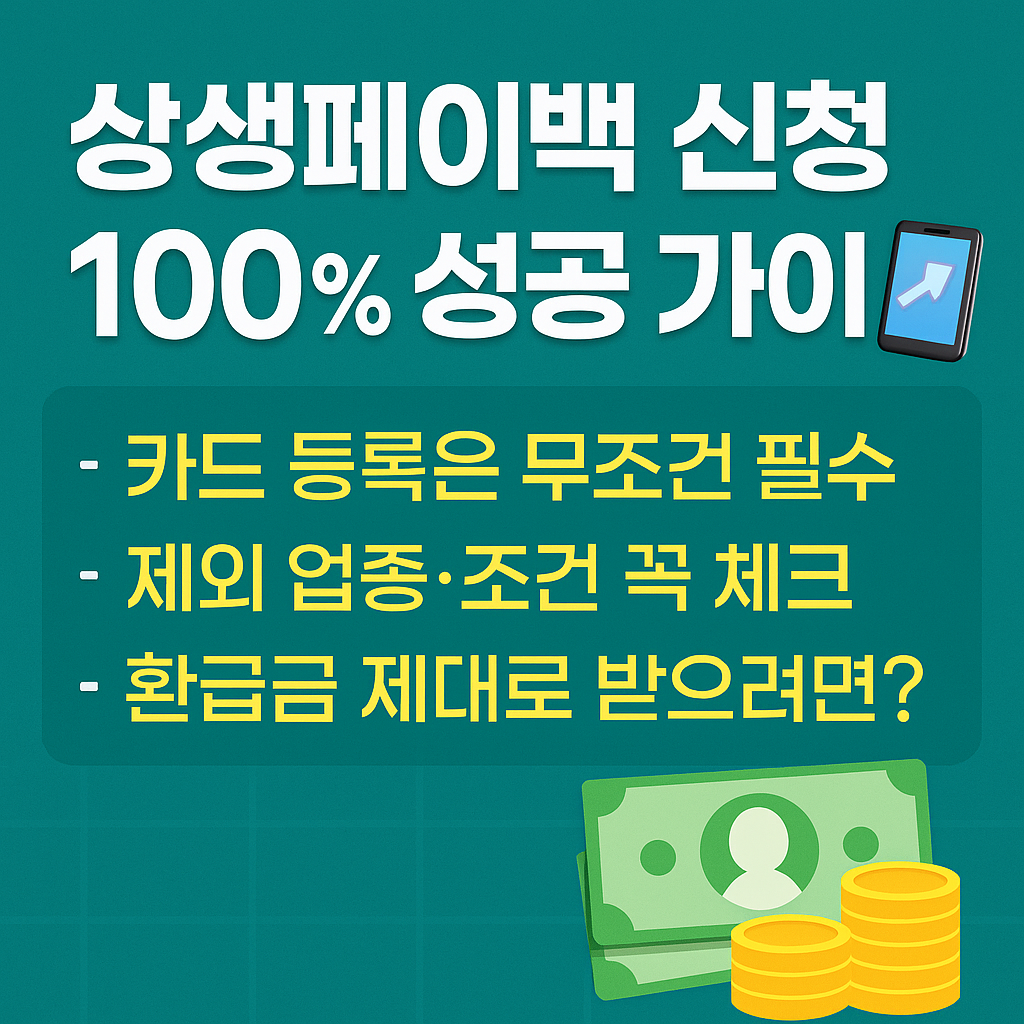 상생페이백 신청 100% 성공 가이드