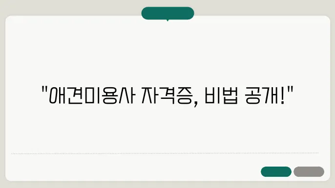 한국애견연맹이 인증하는 애견미용사자쫊부증, 취득 꿀팁 공송