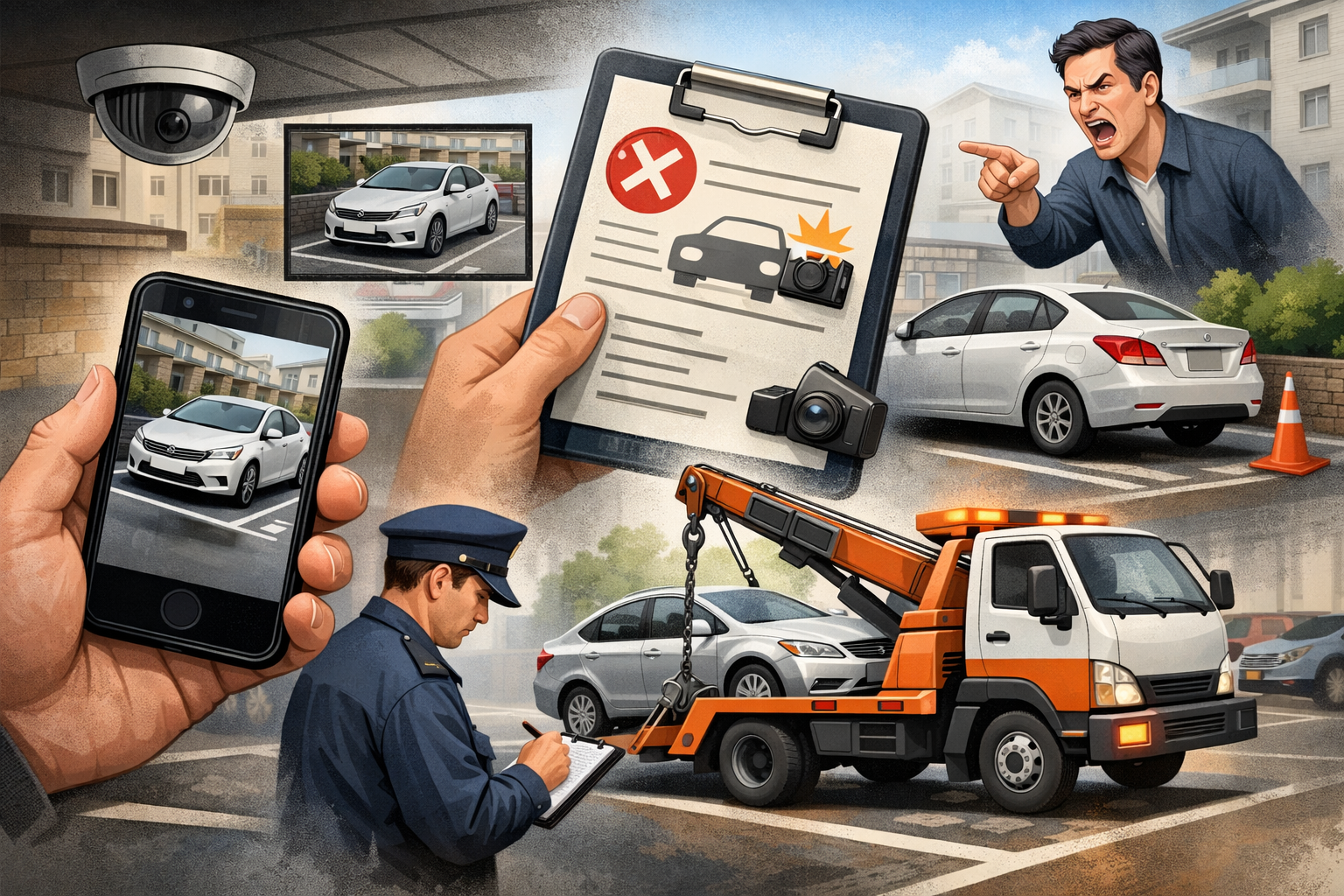 아파트 지정주차 위반 신고부터 견인까지, 합법적으로 해결하는 방법 총정리 관련 사진