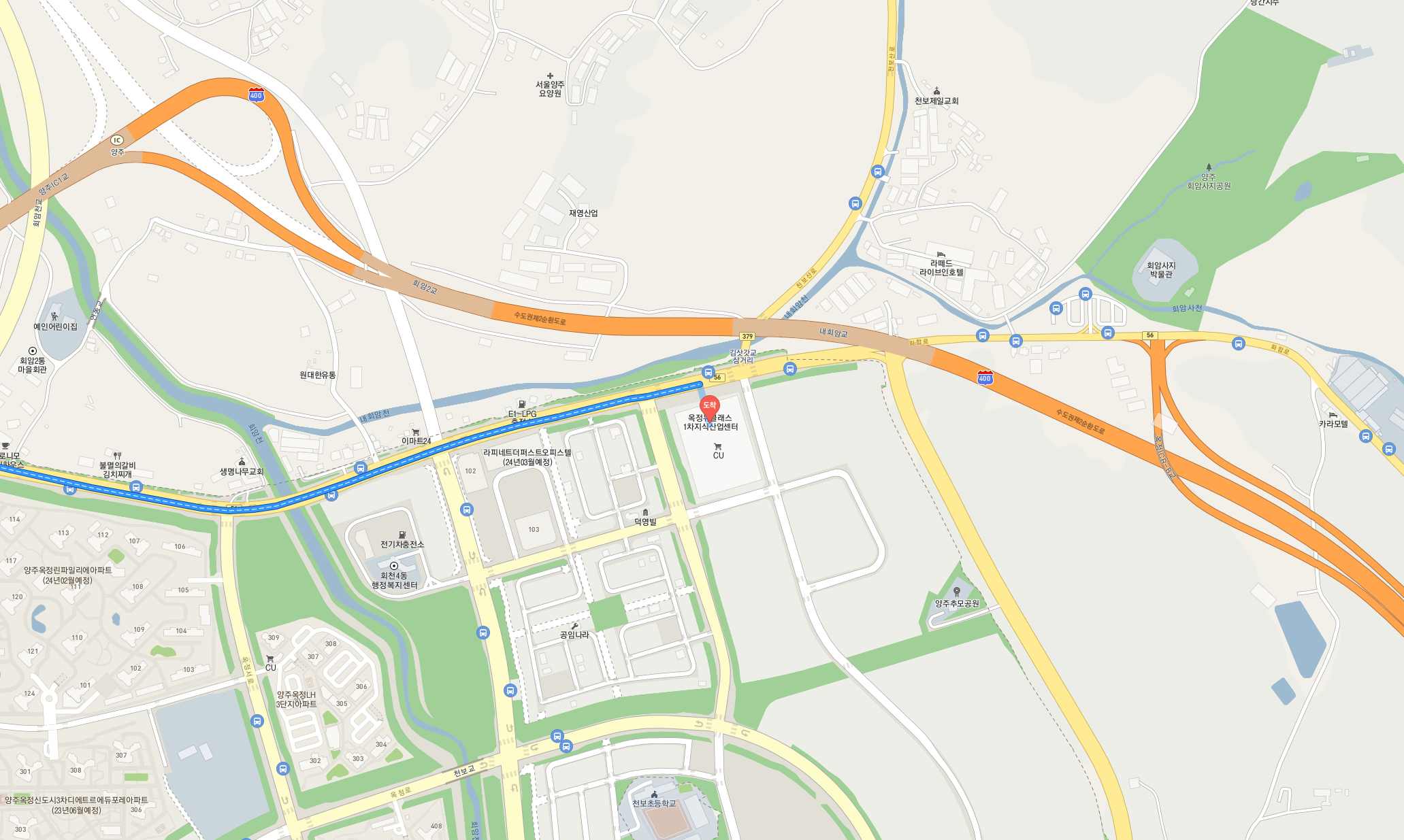 양주 옥정, 의정부 지식산업센터 가는 길