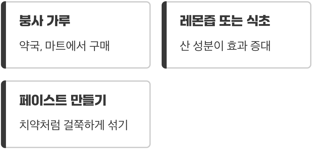 마법의 준비물&amp;#44; 붕사와 레몬즙