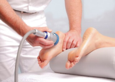 체외충격파 치료 중