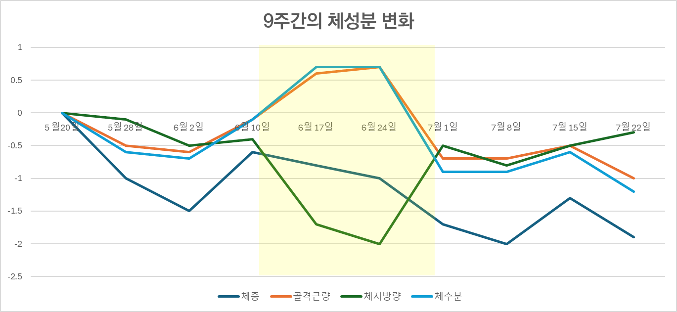 간헐적 단식 8주차 기록