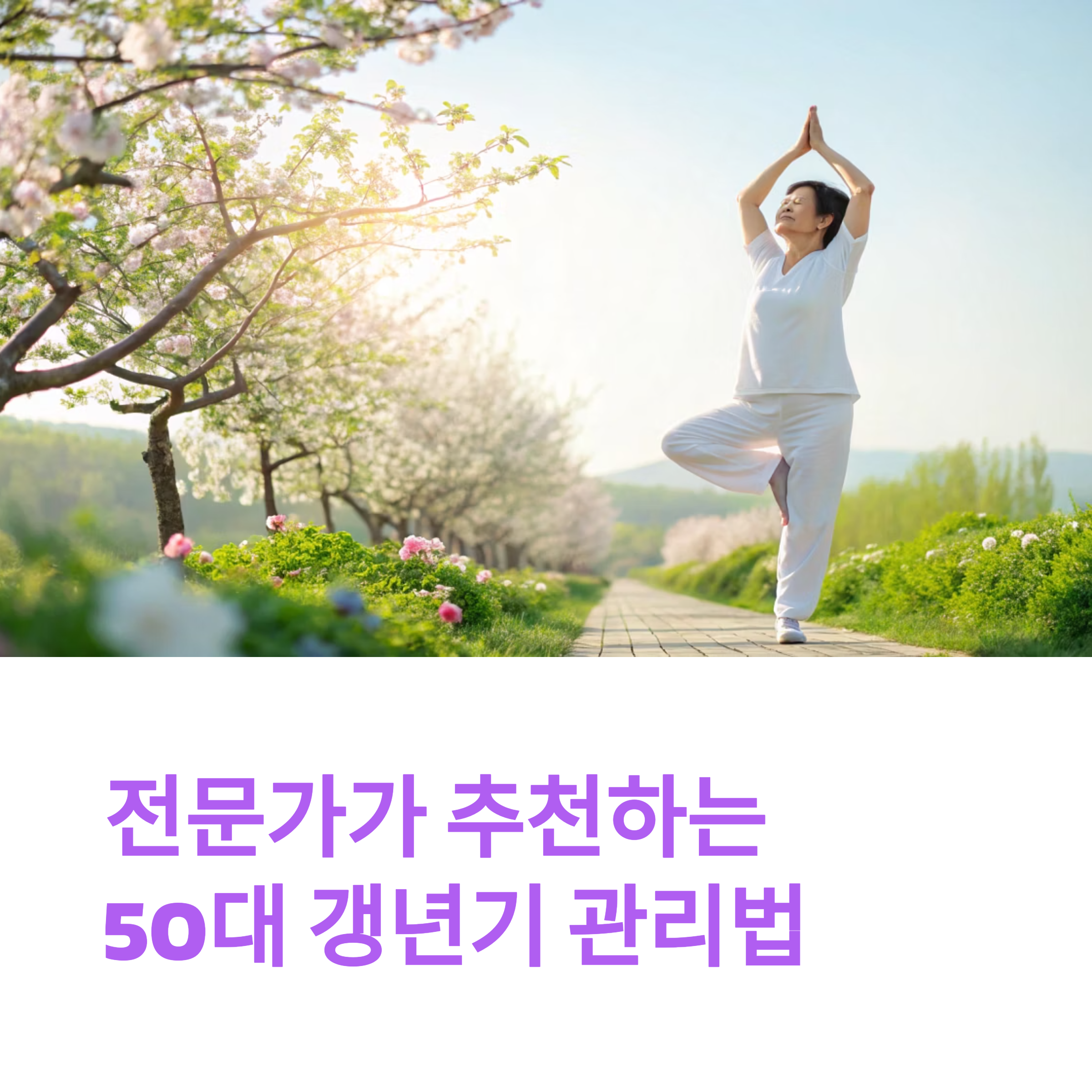 50대 갱년기관리