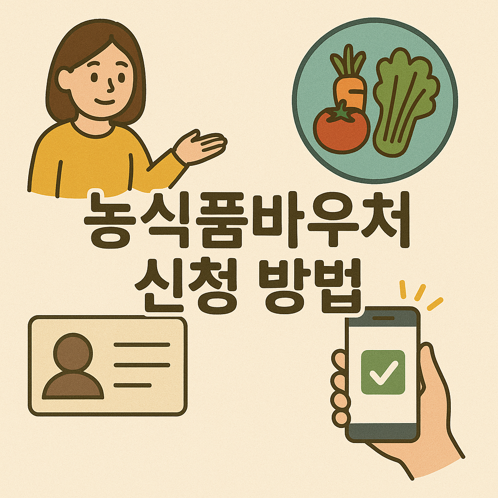 농식품바우처 신청 방법부터 대상자 조건과 누리집 활용까지 쉽게 정리