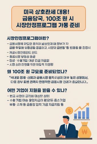 상호관세대응 시장안정프로그램 관련사진