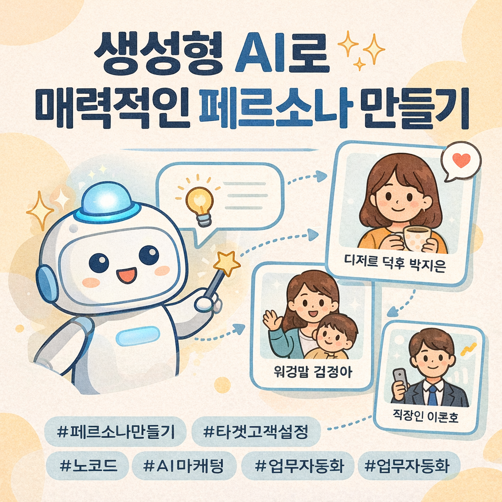 생성형 AI로 만드는 진짜 같은 페르소나, 이렇게 시작해보세요