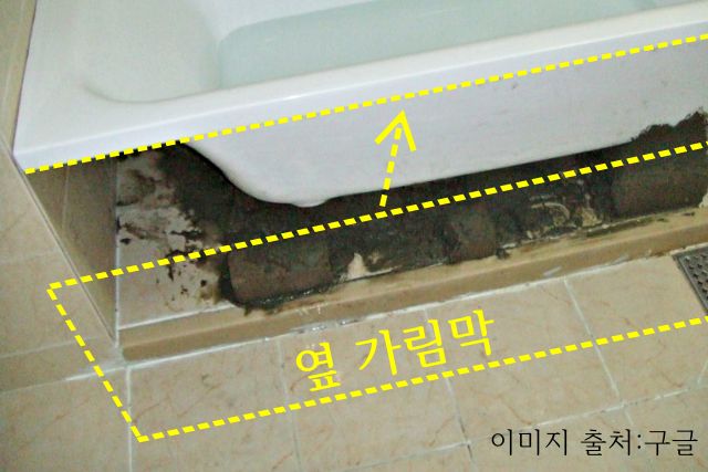 욕조 곰팡이 방지 테이프, 팁줌