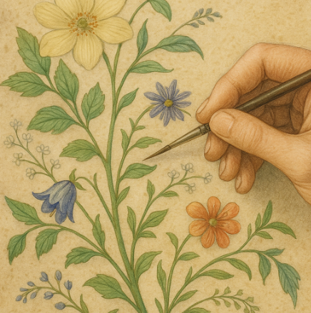 미세먼지와 광학 산란의 원리를 담은 세밀화의 붓끝