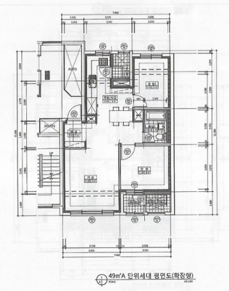 광명센트럴아이파크-49㎡-평면도