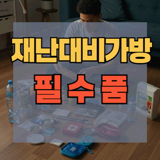 재난대비가방 필수품