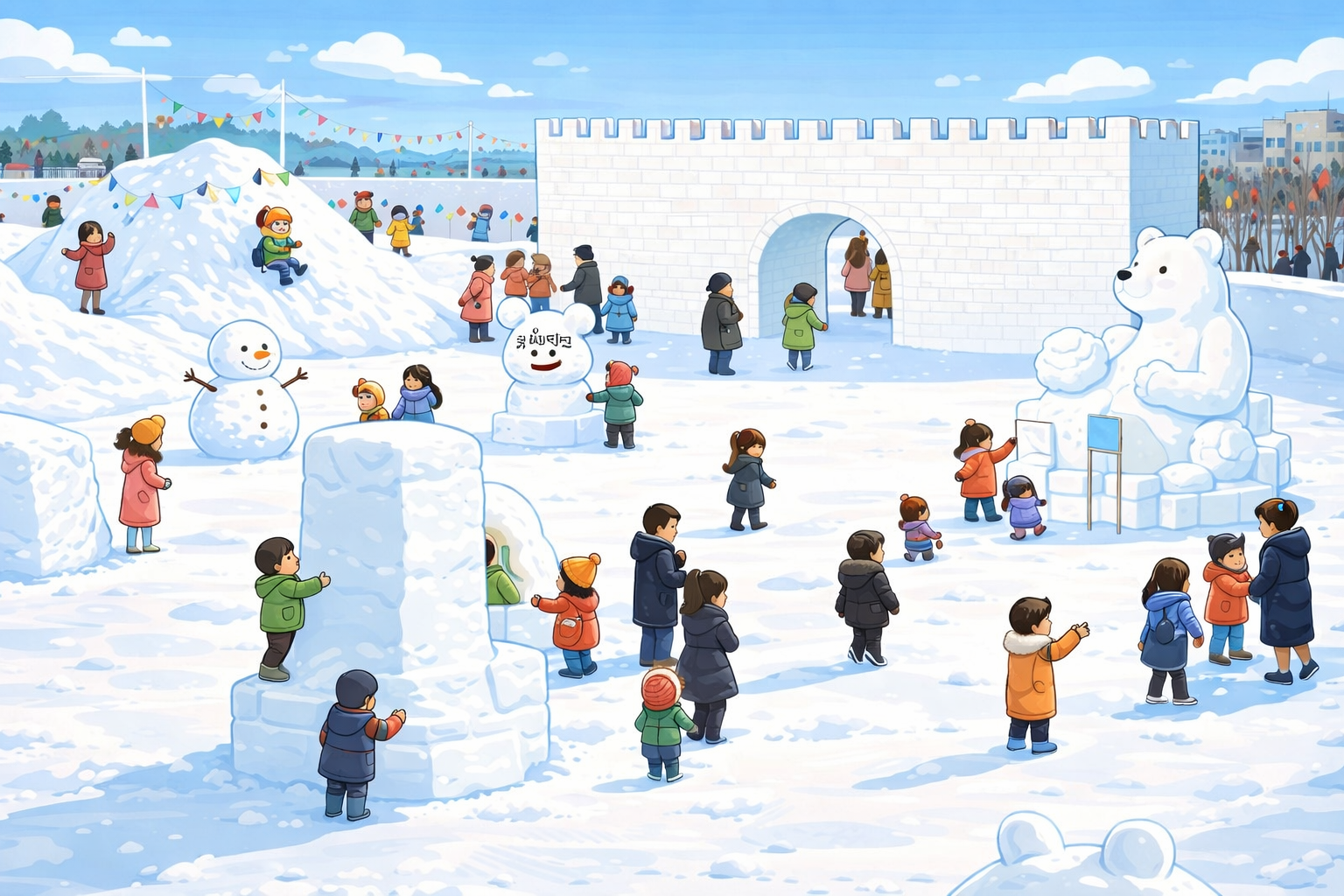 안동 암산얼음축제