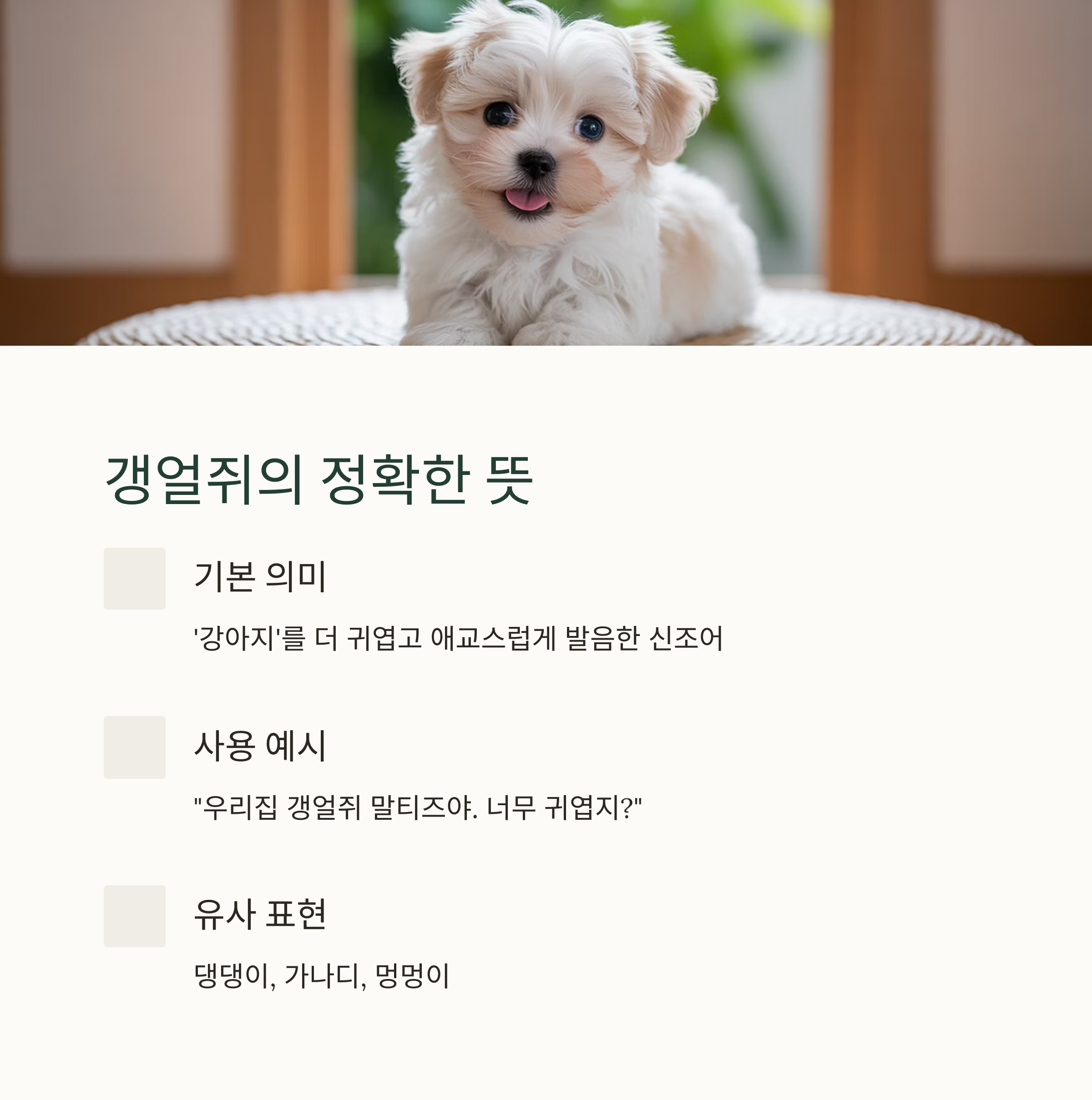 갱얼쥐