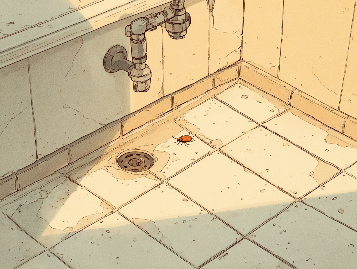 화장실 집게벌레