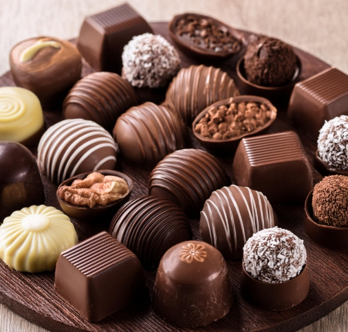 한국의 떡 종류 솔방울떡-초콜릿