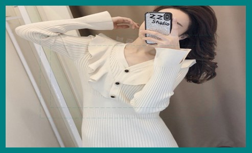 베이지 원피스 코디법