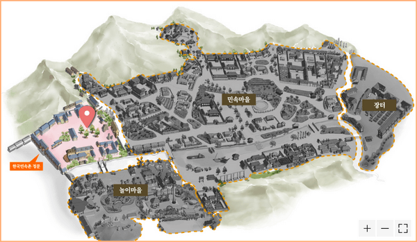 한국민속촌 야간 개장
얼씨구 절씨구야 퍼레이트 장소 안내