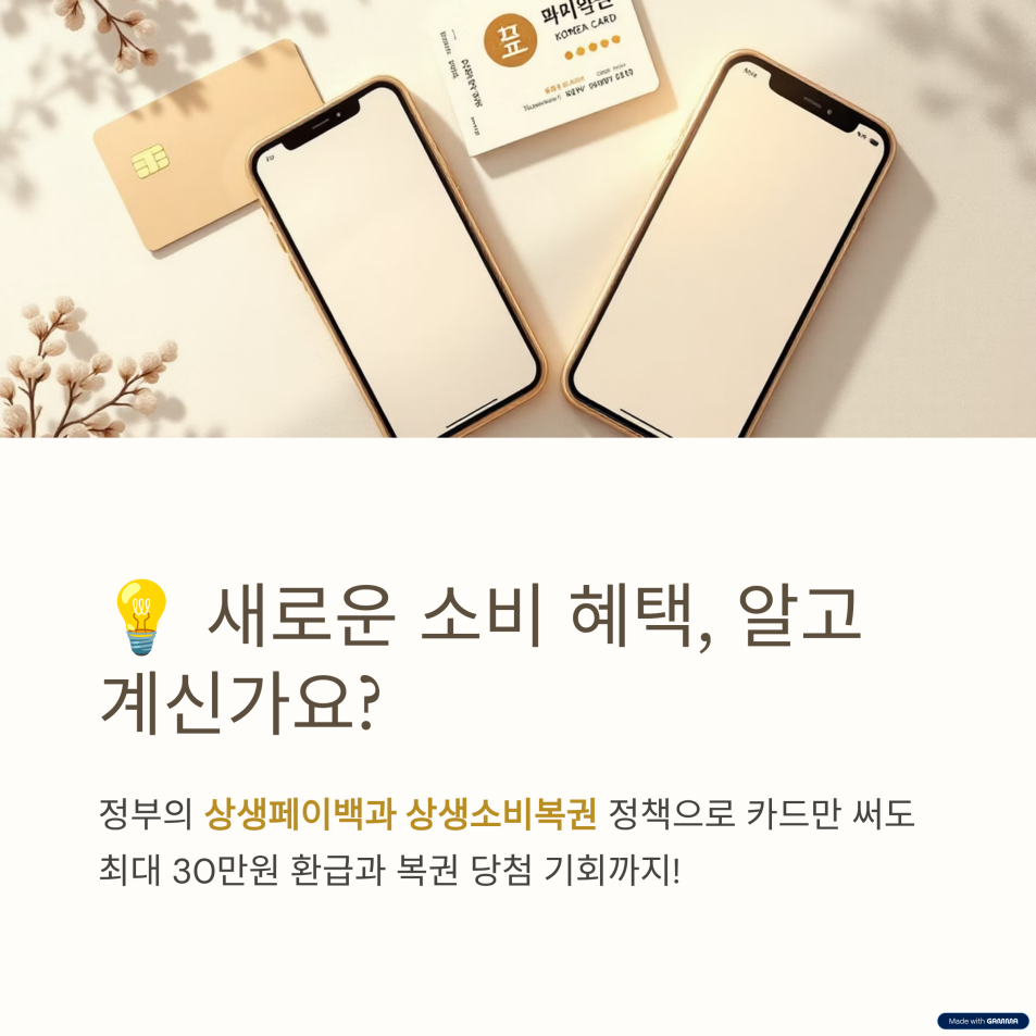 상생페이백과 상생소비복권