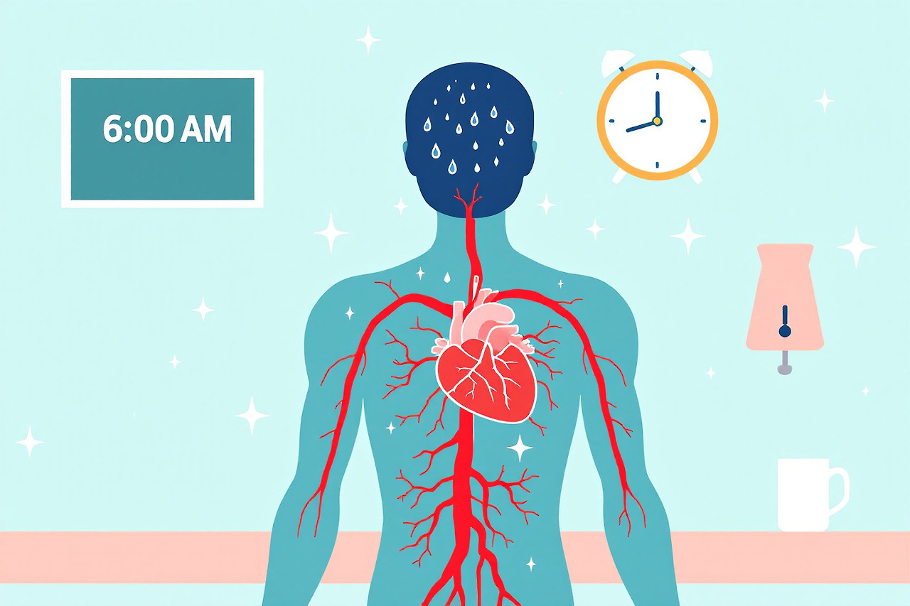 아침시간대 위험증가