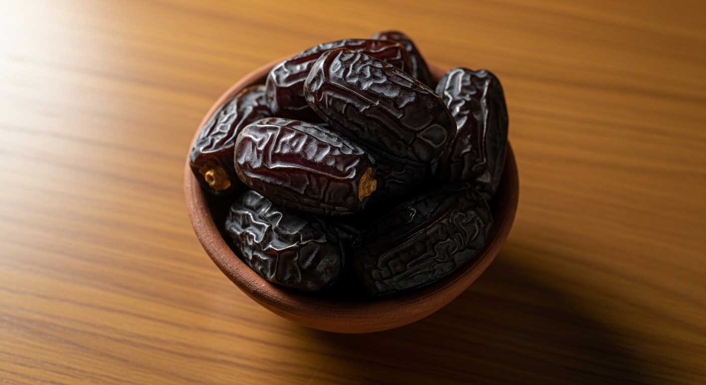 2. 아즈와 (Ajwa) – 흑갈색 대추야자