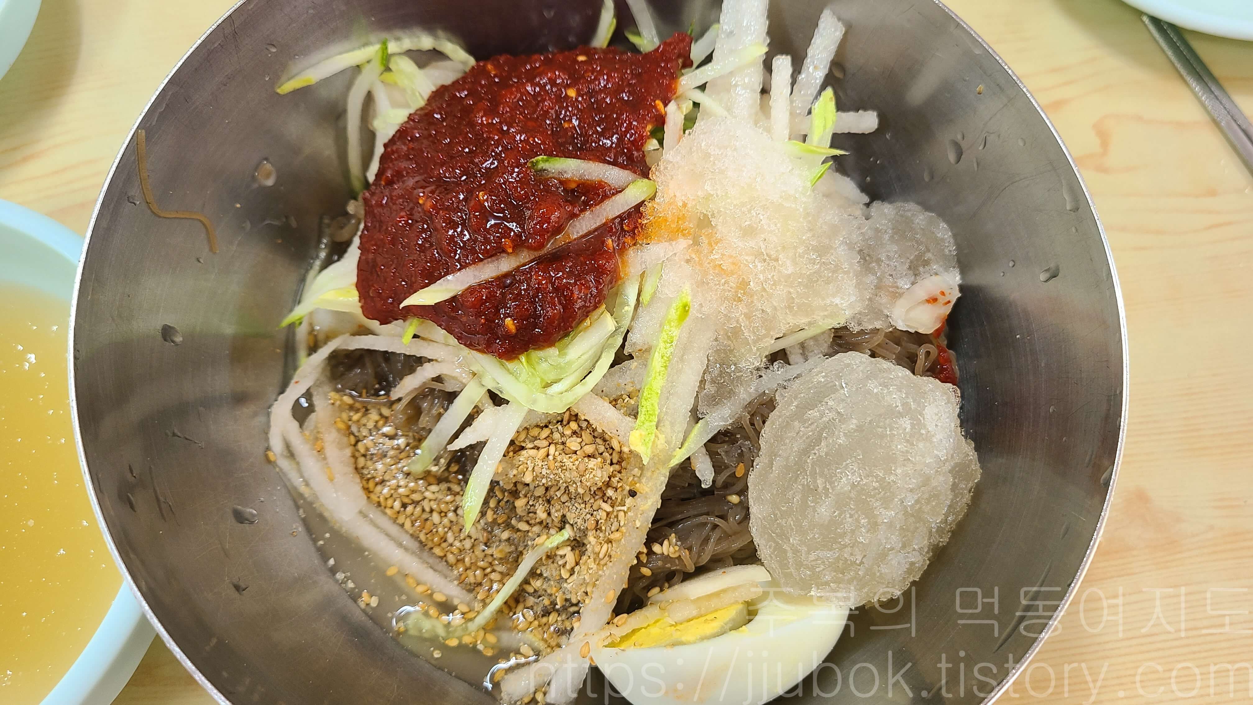찬가락냉면-비빔냉면