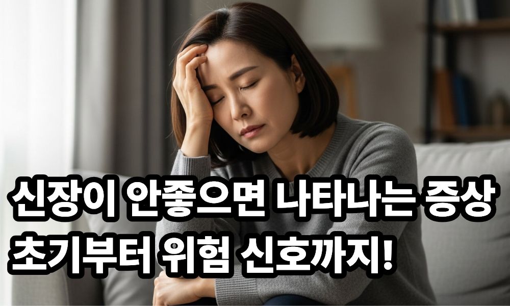 신장이 안좋으면 나타나는 증상 사진 1