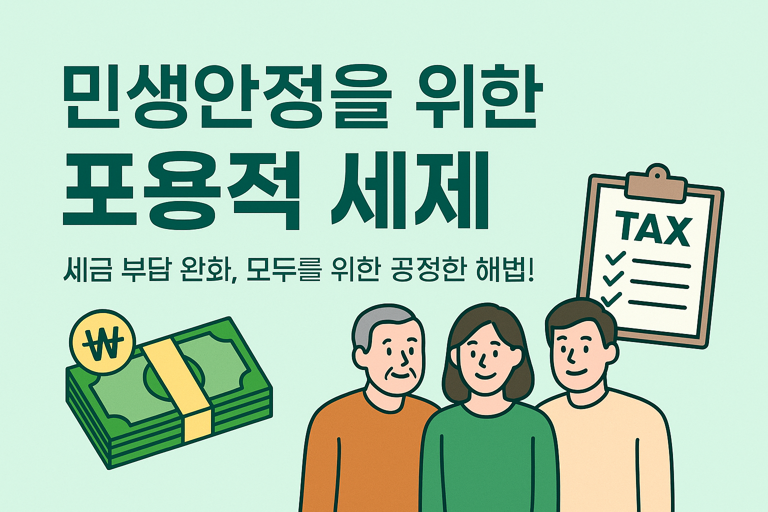 민생안정을 위한 포용적 세제