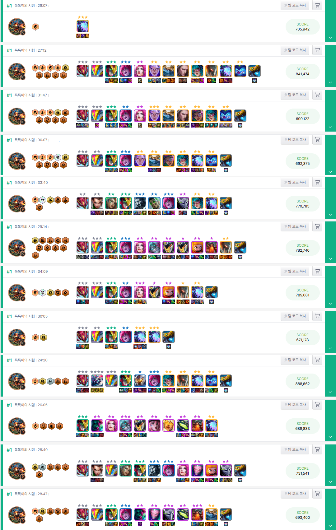 롤체 14 톡톡이의 시험 공략