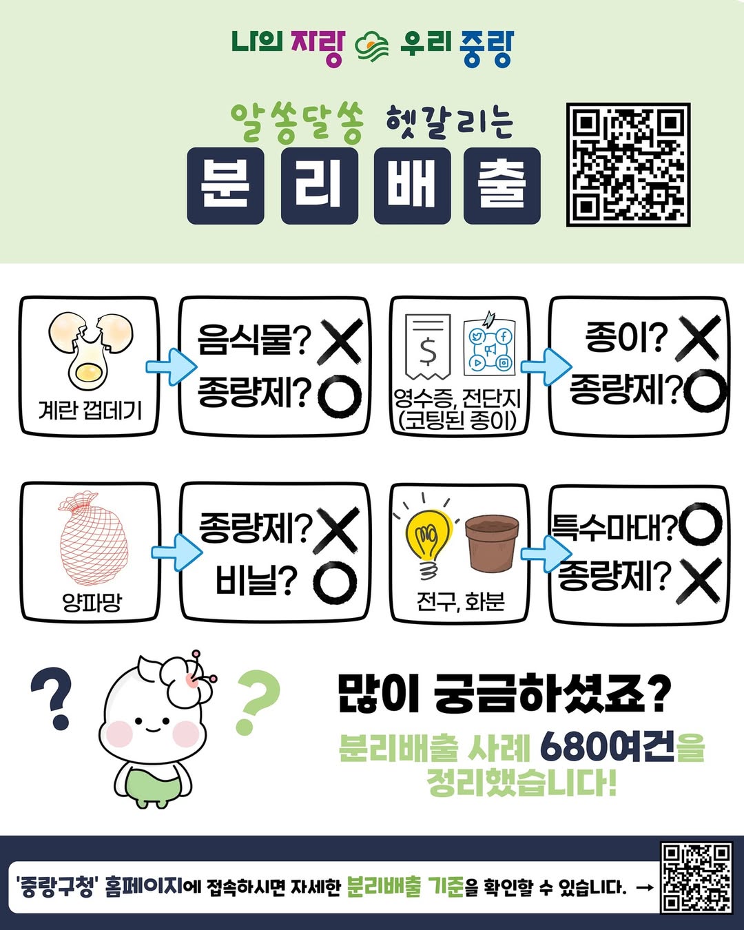 헷갈리는 분리배출 방법