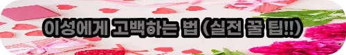 고백하는법